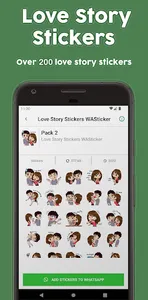 Love Story Stickers WASticker screenshot 1