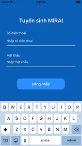Tuyển sinh Mirai screenshot 0