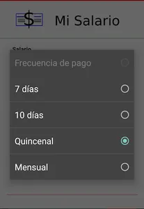 Mi Salario 2018 screenshot 2