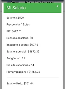 Mi Salario 2018 screenshot 5