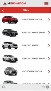 Mitsubishi MiShowroom screenshot 1