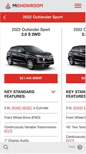 Mitsubishi MiShowroom screenshot 2