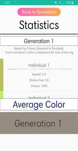 Natural Selection Simulation screenshot 4
