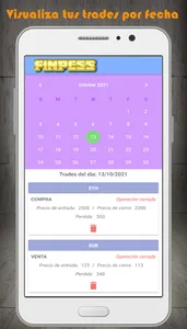 FinPess - bitácora de trading screenshot 2
