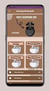 mivi duopods f60 guide screenshot 1