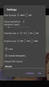 Face Video Morph Animator HD screenshot 4