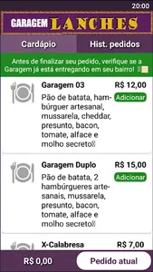 Garagem Lanches screenshot 0
