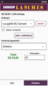 Garagem Lanches screenshot 2