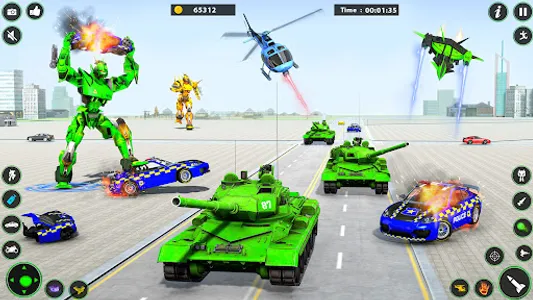 Stealth Robot Car Games 3d screenshot 14
