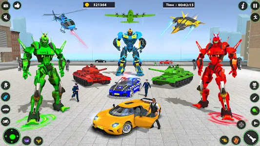 Stealth Robot Car Games 3d screenshot 15
