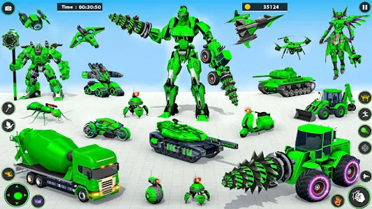 Stealth Robot Car Games 3d screenshot 2