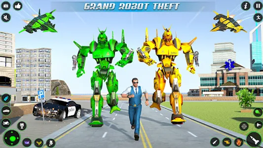Stealth Robot Car Games 3d screenshot 20