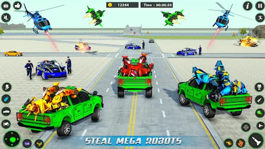 Stealth Robot Car Games 3d screenshot 21