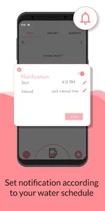 Water Reminder - Tracker App screenshot 2