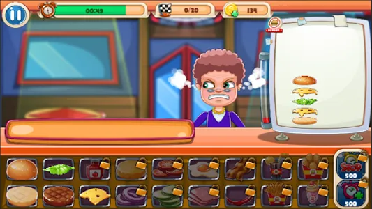 Burger Chef Cooking Game screenshot 3