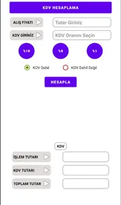 KDV Hesaplayıcı Pratik screenshot 0