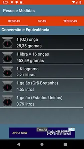 Pesos e Medidas screenshot 0