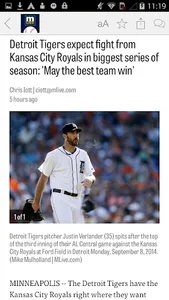 MLive.com: Detroit Tigers News screenshot 2