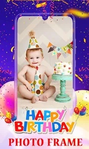 Happy Birthday Photo frame wit screenshot 0