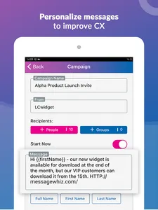 BizWhiz - Auto Mass Messaging  screenshot 16