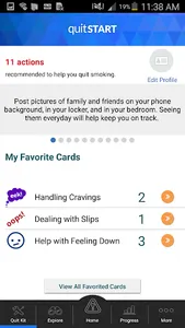 quitSTART - Quit Smoking screenshot 1
