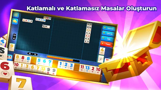 Mega 101 Okey - Çevrimiçi screenshot 2