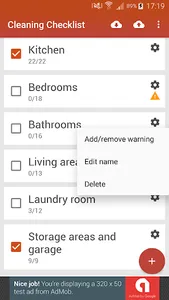 Cleaning Checklist screenshot 0