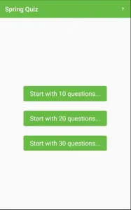 Spring Quiz Practice Exam screenshot 1