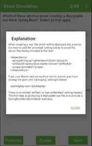Spring Quiz Practice Exam screenshot 5