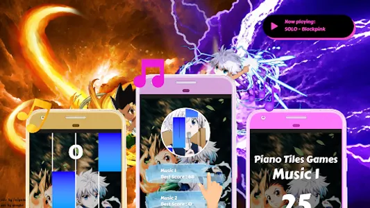 Piano Killua Hunter X Hunter screenshot 1