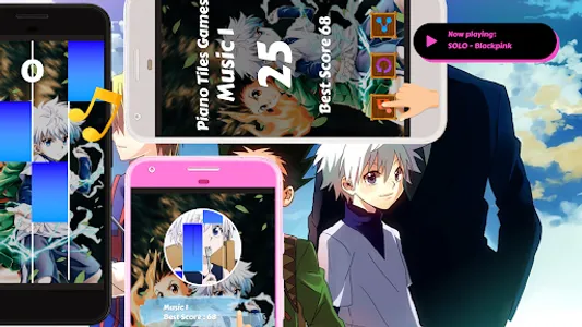 Piano Killua Hunter X Hunter screenshot 14