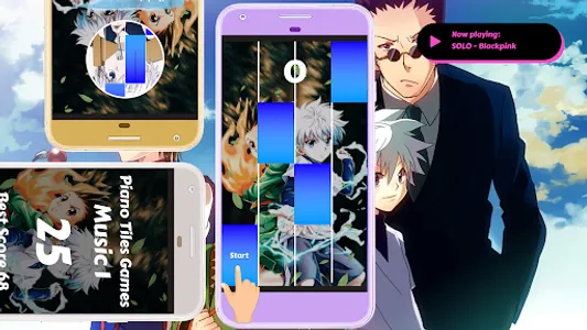 Piano Killua Hunter X Hunter screenshot 15