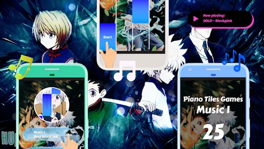 Piano Killua Hunter X Hunter screenshot 3