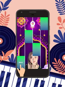 Nissa Sabyan Piano Tiles Game screenshot 14