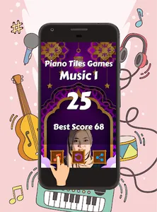 Nissa Sabyan Piano Tiles Game screenshot 19