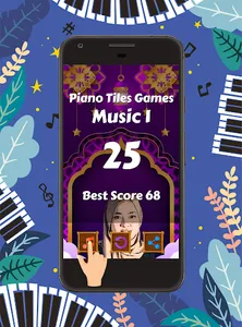 Nissa Sabyan Piano Tiles Game screenshot 3