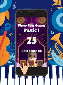 Nissa Sabyan Piano Tiles Game screenshot 7