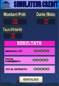 CRÉDIT SIMULATEUR screenshot 0