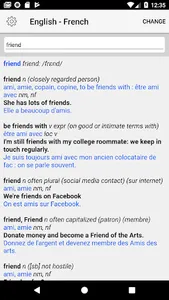 French-English Dictionary screenshot 1