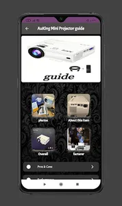 AuKing Mini Projector guide screenshot 0