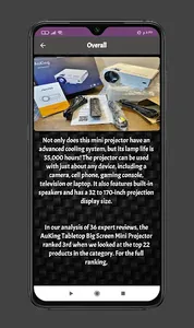 AuKing Mini Projector guide screenshot 2