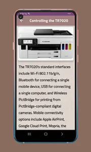 Canonpixmainkjet wirelessguide screenshot 1