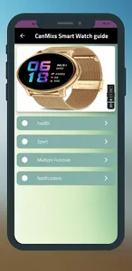 CanMixs Smart Watch guide screenshot 2