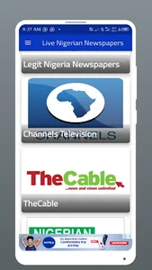 Live Nigerian Newspapers screenshot 1