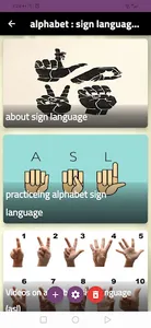 alphabet : sign language (asl) screenshot 0