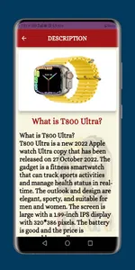 T800 Ultra Smartwatch Guide screenshot 1