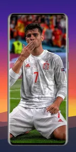 Alvaro Morata 4K Wallpaper screenshot 4