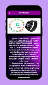 Smart Barcelet Fitpro Guide screenshot 3