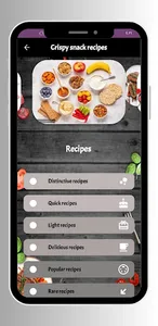 Crispy snack recipes screenshot 1