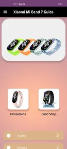 XIAOMI MI BAND 7 GUIDE screenshot 0